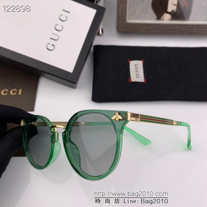 GUCCI古馳 2019新款 偏光防止紫外線 太陽眼鏡 奢華名媛風 適合各種臉型 經典太陽鏡  lly1310